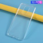 10PCS/Bag Clear TPU Protection Phone Cover with Non-slip Inner for Xiaomi Redmi Note 9 Pro