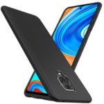 Jazz Series Twill Texture TPU Mobile Phone Shell Casing for Xiaomi Redmi Note 9 Pro/Note 9 Pro Max/Note 9S – Black