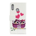 Pattern Printing Leather Case Wallet Magnetic Cover for Alcatel 1S (2020) – Sweet Owl Family
