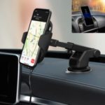 C9 Car Mounted Full-automatic Infrared Sensor Bracket Wireless Charger (Air Outlet+Suction Cup)