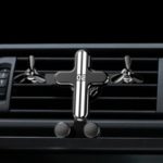 Cool Airplane-shaped Air Vent Gravity Grip Car Phone Holder Mount – Black