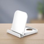 Anti-slip Phone Stand Adjustable Desktop Folding Phone Bracket – White