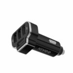 KIVEE KV-UT803 4-Port USB-A Car Charger Adapter – Black