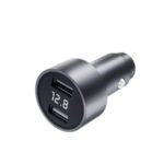 KIVEE KV-UT702P Dual Port Car Charger Adapter with LCD Display