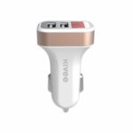 KIVEE KV-UT501P 2-Port Car Charger Adapter with LCD Display – Gold