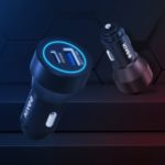 KIVEE KV-UT205D Charger Cigarette Lighter Dual Port USB Car Charger Adapter