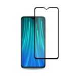 MOCOLO for Xiaomi Redmi Note 8 Pro [Full Glue] Silk Printing Tempered Glass Full Screen Protector – Black