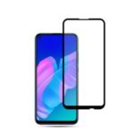 MOCOLO for Huawei P40 lite E / Y7p [Full Glue] Silk Printing Tempered Glass Full Screen Protector Anti-explosion – Black