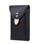 Universal Wear-resistant PU Leather Waist Bag Phone Pouch Holder for 5.5-6.7 inch – Black