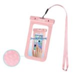PICTET.FINO RH13 Universal Waterproof Pouch Plastic PVC Case Bag for Cell Phone within 6.5 inches – Pink