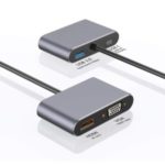 THV04 4 in 1 Hub Type-C USB3.1 to HDMI + VGA + PD + USB3.0 Converter