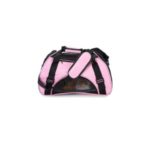 Portable Cat Dog Bag Breathable Mesh Outdoor Pet Carrier – Pink