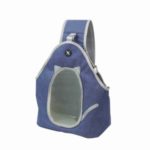 TAILUP Pet Dog Cat Puppy Carrier Chest Bag Outdoor Travel Pet Shoulder Bag [Cloth Type/S Size] – Blue