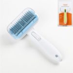 Dog Comb Automatic Toll Hair Brush Remover Cat and Pet Products – Green