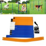 Outdoor Dog Agility Training Equipment Sports Games Jump Obstacle Agility Exercise Pole Kit