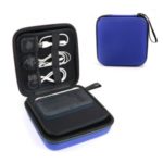 EVA Storage Box Carrying Case Pouch for Apple Huawei Garmin Smart Watch Strap Cellphone Cable Etc – Blue
