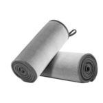 BASEUS 2Pcs Soft Fluffy Fiber Towel Car Care Cloth Home Cleaning Cloth, Size 40x40cm – Grey