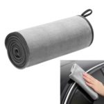 BASEUS Soft Fluffy Fiber Towel Car Care Cloth Home Cleaning Cloth, Size: 60x180cm – Grey