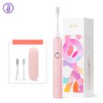 XIAOMI YOUPIN SOOCAS V1 USB Rechargeable Soft Hair Sonic Electric Toothbrush – Pink