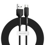 BASEUS Silica Gel Cable USB Type-C Data Charging Line 2m – Black
