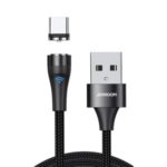 JOYROOM 1M Magnetic Type-C USB Nylon Braided Charger Cable – Black
