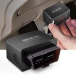 12/24V Car Durable ABS OBD MINI Dual USB Charger Socket with Voltage Display