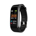 LEMONDA C6S Smart Watch 0.96-Inch Color Screen Smart Watch Health Tracker Bluetooth Sports Waterproof Multifunction Smart Bracelet – Black