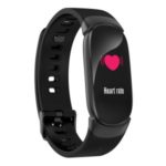 QE16 Smart Watch Sports Fitness Activity Heart Rate Tracker Blood Pressure Watch – Black