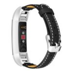 Genuine Leather Watch Band for Fitbit Alta HR – Black