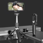 SELFIESHOW L01s Selfie Stick Tripod Extendable Bluetooth Selfie Stick with Remote Control – Black