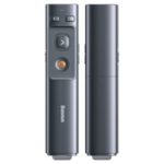BASEUS PowerPoint Presenter PPT Clicker Flip Pen with USB Receiver (Red Laser) – Grey