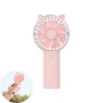 F30 Mini Hand-held Charging Large Capacity Outdoor Portable Small Fan – Pink