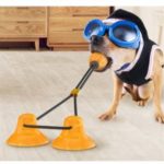 Dog Rope Ball Pull Toy double Suction Cup Chew Tug Toys