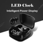 XG29 Intelligent Clock Display Waterpoof Stereo TWS Bluetooth Headsets with Charging Bin