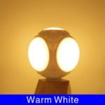 E27 Football Style Creative Foldable LED Bulb 40W Spotlight – Warm White