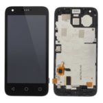 OEM LCD Screen and Digitizer Assembly Part + Frame Replacement for Alcatel 4027 / Vodafone VF795 – Black