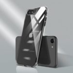Clear Shockproof Soft TPU Phone Shell for iPhone 7/8/SE (2nd Generation) – Black Button