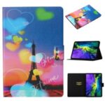 Pattern Printing Card Slots Flip Leather Tablet Cover for iPad Pro 11-inch (2020)/(2018) – Eiffel Tower