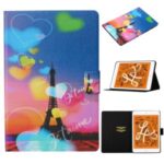 Pattern Printing Card Slots Flip Leather Tablet Shell for iPad Mini (2019) 7.9 inch/Mini 4/Mini 3/Mini 2/Mini – Eiffel Tower