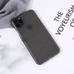 Matte PC Ultra-thin Mobile Phone Cover for iPhone 11 Pro Max 6.5 inch – Black