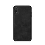 PINWUYO Honorable Series PU Leather Coated PC TPU Protective Cover for Samsung Galaxy A01 – Black