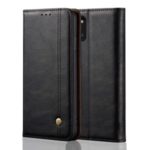 Crazy Horse Retro PU Leather Case (Without Magnetic Adsorption) for Samsung Galaxy A81/Note 10 Lite/M60s – Black