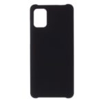 Rubberized Hard PC Case for Samsung Galaxy A31 – Black