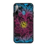 Matte Pattern Printing TPU Phone Soft Cover for Samsung Galaxy A21 – Beautiful Flower
