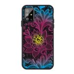 Pattern Printing Matte TPU Case for Samsung Galaxy A51 SM-A515 – Rose Flower
