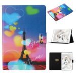 Pattern Printing PU Leather Card Holder Case for Samsung Galaxy Tab A 8.0 Wi-Fi (2019) SM-T290 – Eiffel Tower