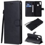 Leather Stand Case with Card Slots for Samsung Galaxy A11 – Black