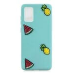 3D Cartoon Pattern Soft TPU Cell Phone Cover for Samsung Galaxy S20 – Watermelon and Pineapple