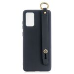 TPU Cell Phone Back Case with Wrist Strap Kickstand for Samsung Galaxy S20 Plus – Black