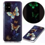 Luminous TPU Pattern Printing IMD Protetive Shell for Samsung Galaxy S20 Plus – Beautiful Butterfly